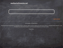 Tablet Screenshot of mechanicalinvestor.net